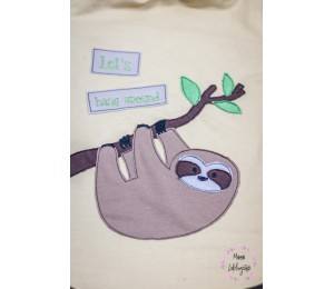 Stickserie - Faultiere Fansenappli